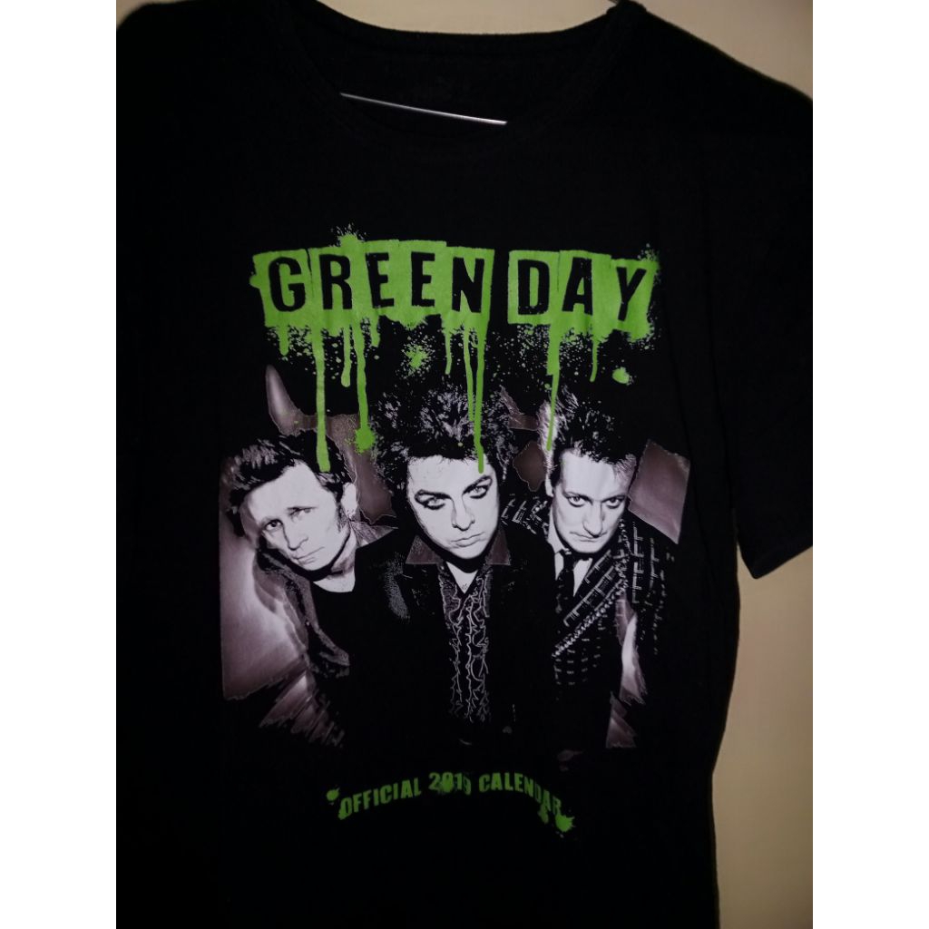 kaos band greenday bekas second