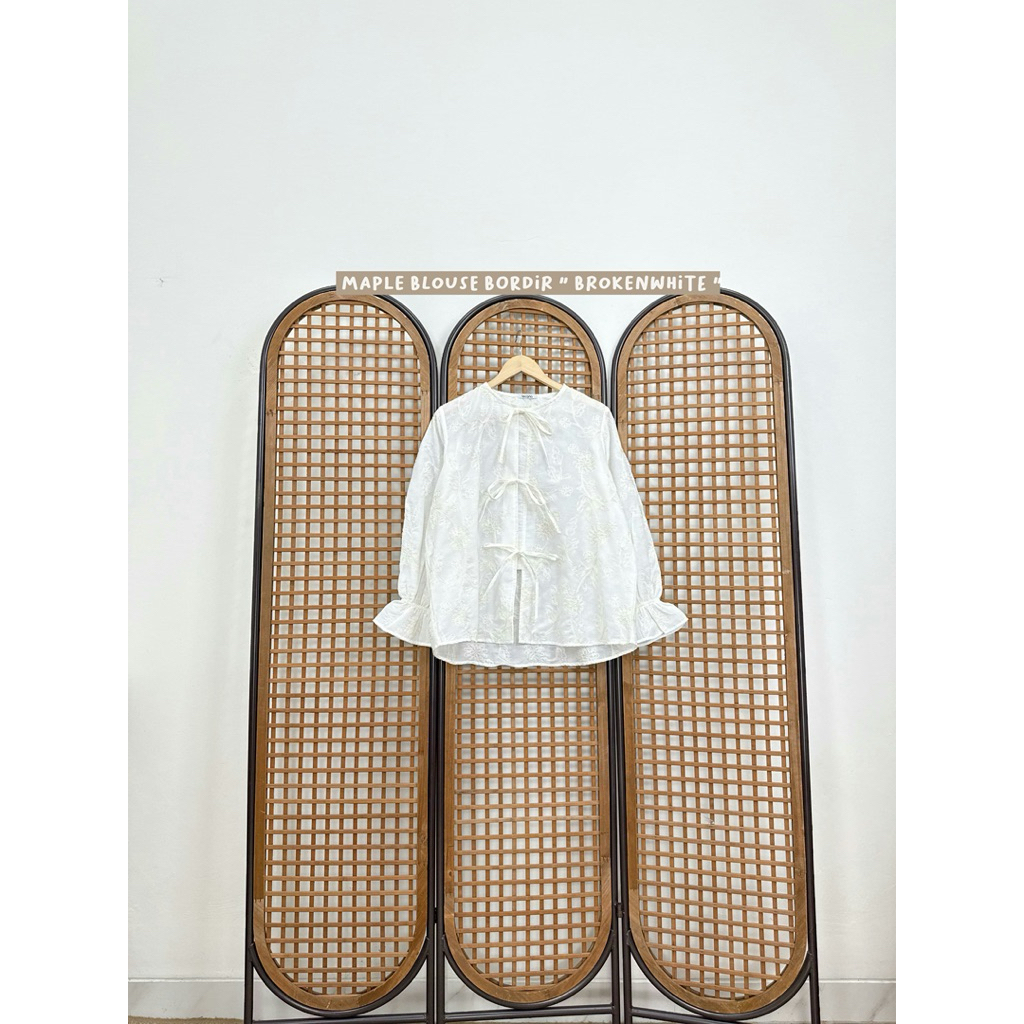 LOCANA LABEL ORIGINAL MAPLE LACEY BLOUSE