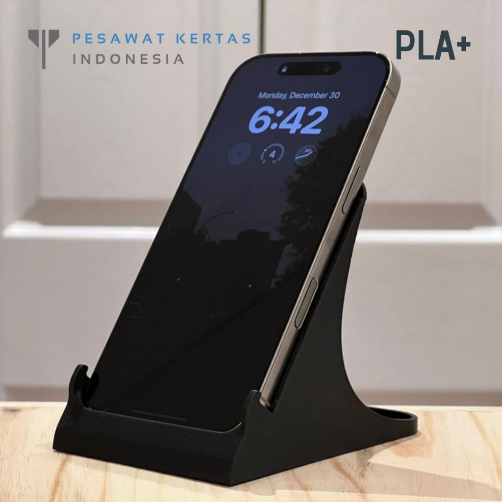Stand iPhone 17 16 15 14 13 12 Pro Holder HP Smartphone Android untuk Nonton Film Movie Belajar Kont