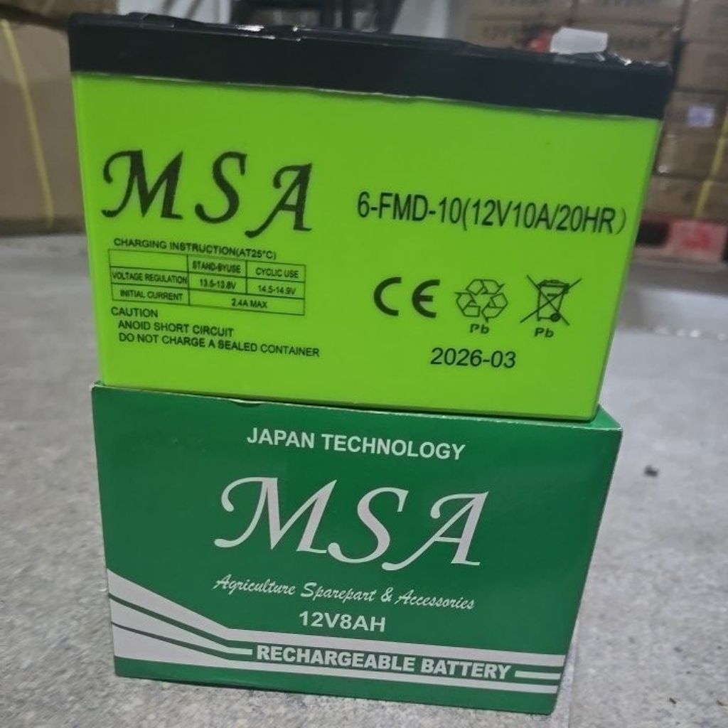 aki baterai LITIUM sprayer elektrik NAGASAKI/MSA litium original