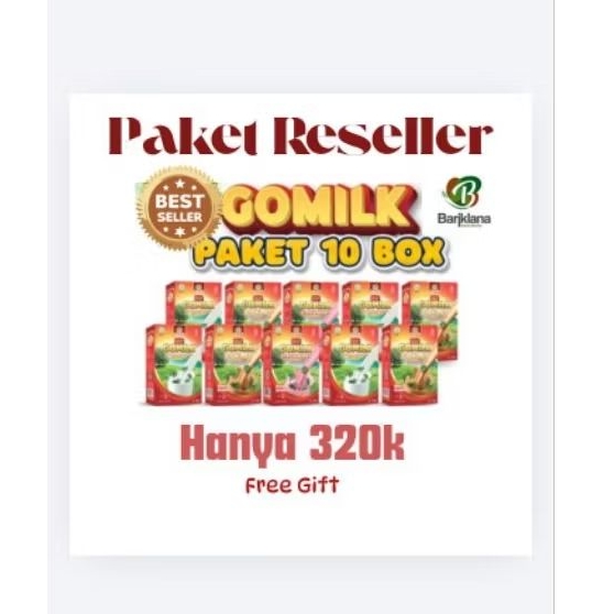 Paket Reseller Gomilk Bariklana
