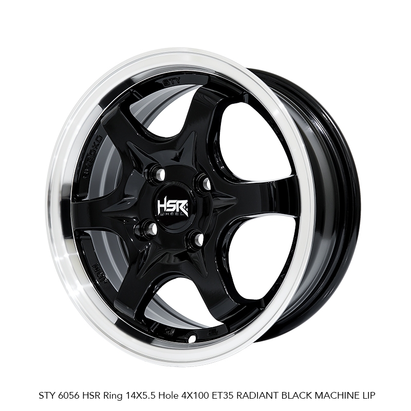 velg te37 R14 HSR STY untuk brio agya calya sigra ayla datsun etios genio mobilio yasis swift march 