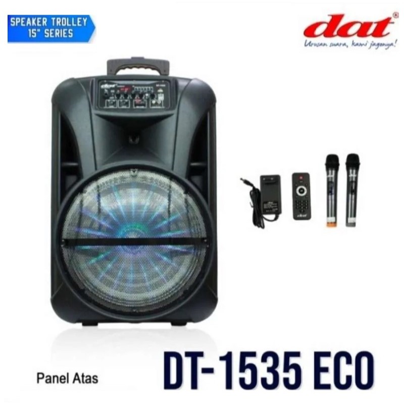 DT 1535 Portable Bluetooth Speaker 15 Inch Mic