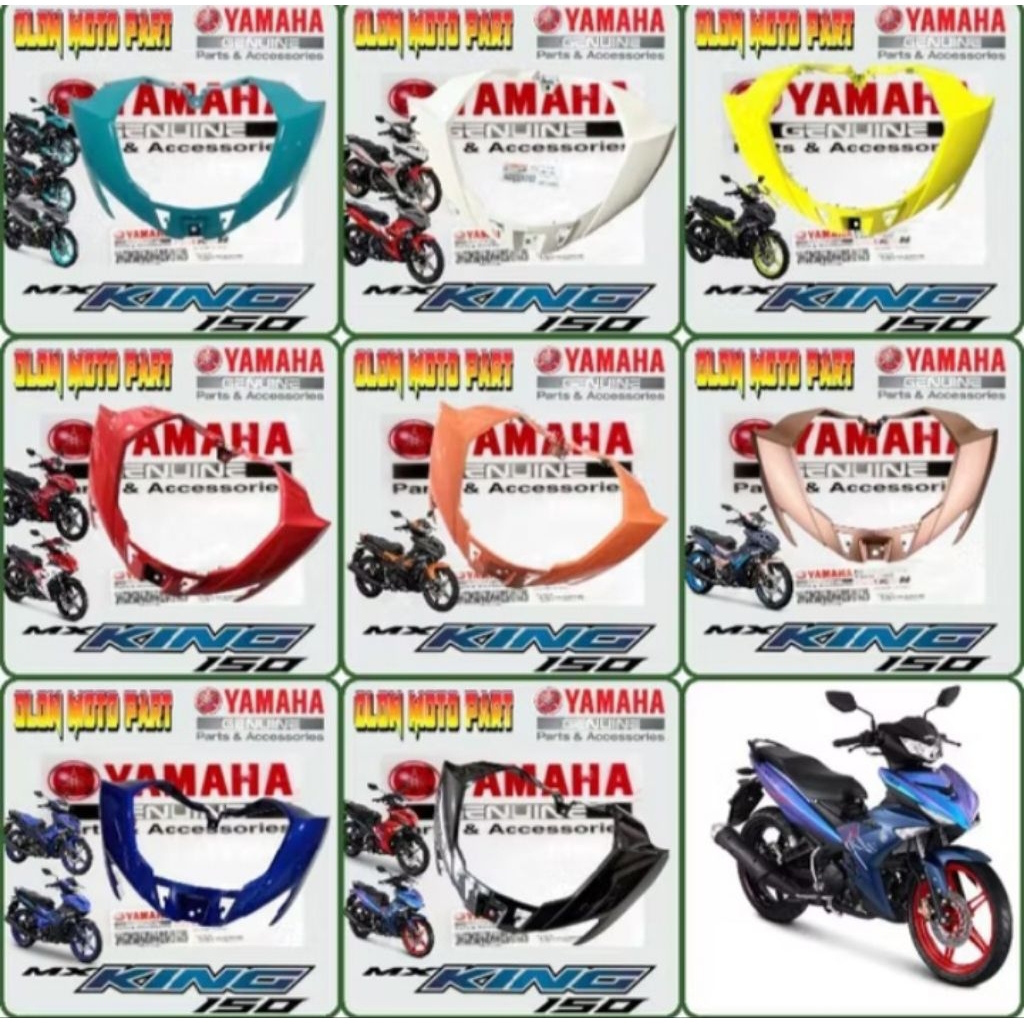 VISOR BATOK DEPAN MX KING NEW LED ORIGINAL