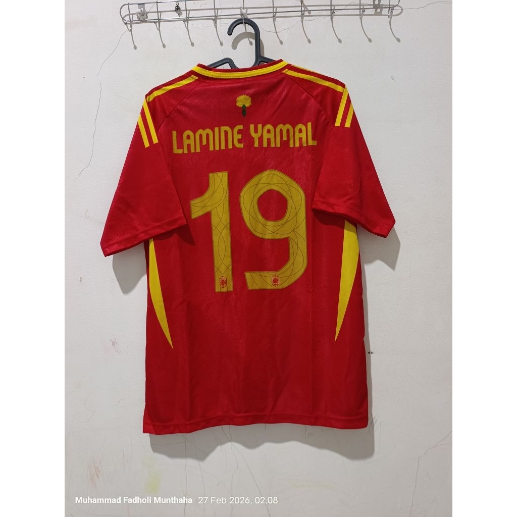 Jersey Spanyol Yamal Auri Sport