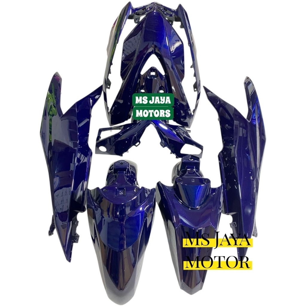 cover bodi full halus motor honda beat deluxe gen 1 warna biru candy tahun 2020 2021 2022 2023
