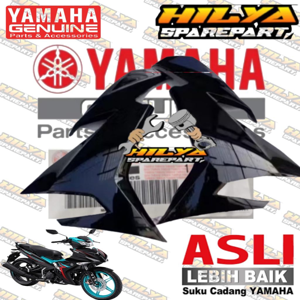 COVER SAYAP BODY DEPAN MX KING 150 HITAM KANAN KIRI ORIGINAL YAMAHA