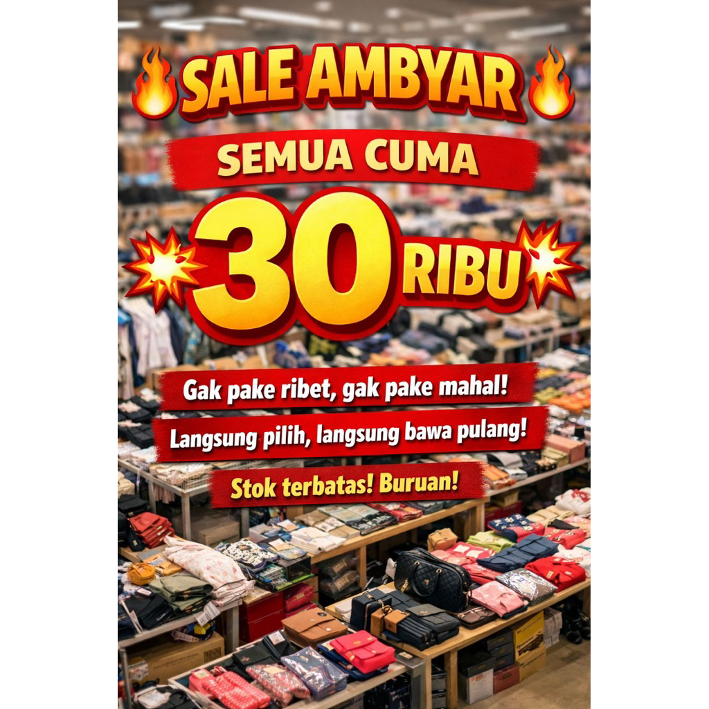 TAS SELEMPANG FASHION SERBA 30RIBUAN