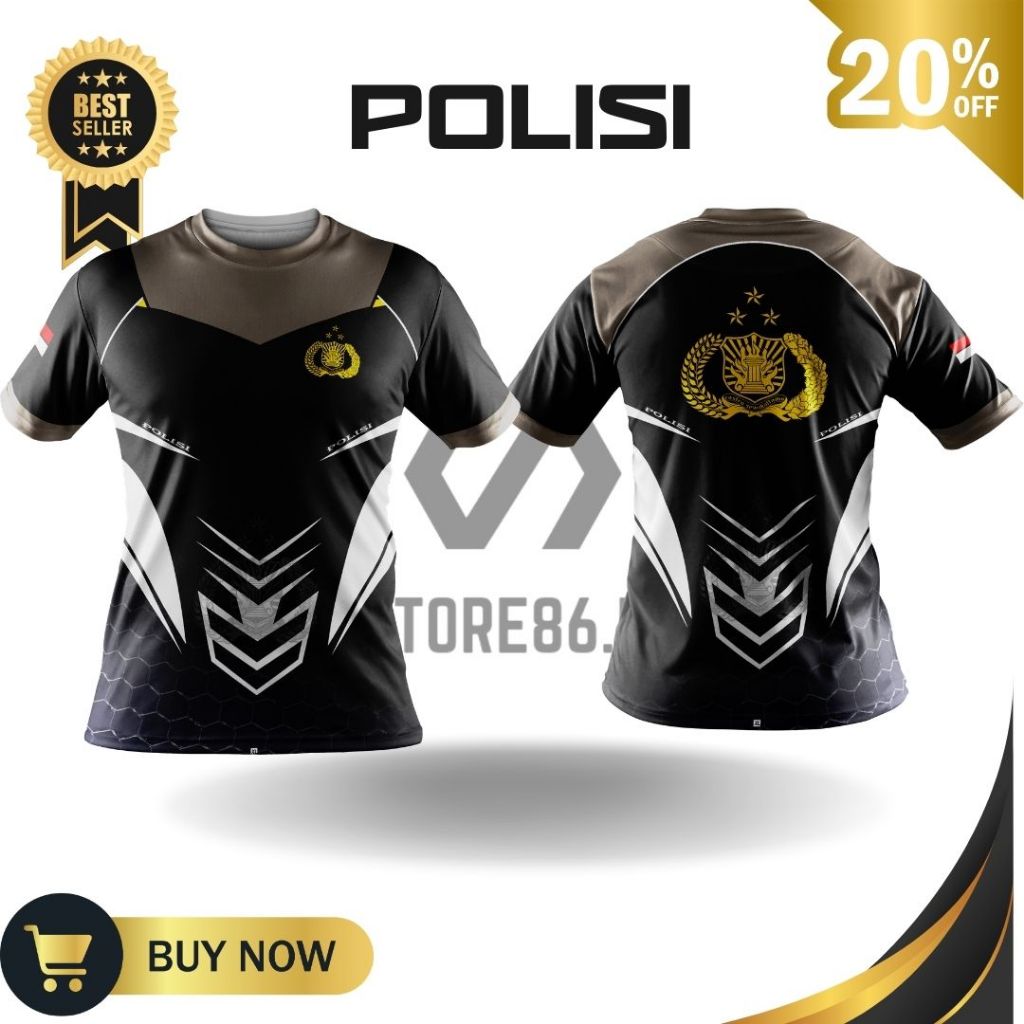 JERSEY POLISI FULLPRINT SUBLIME / KAOS POLISI DRIFIT / JERSEY POLISI  / FULL PRINTING