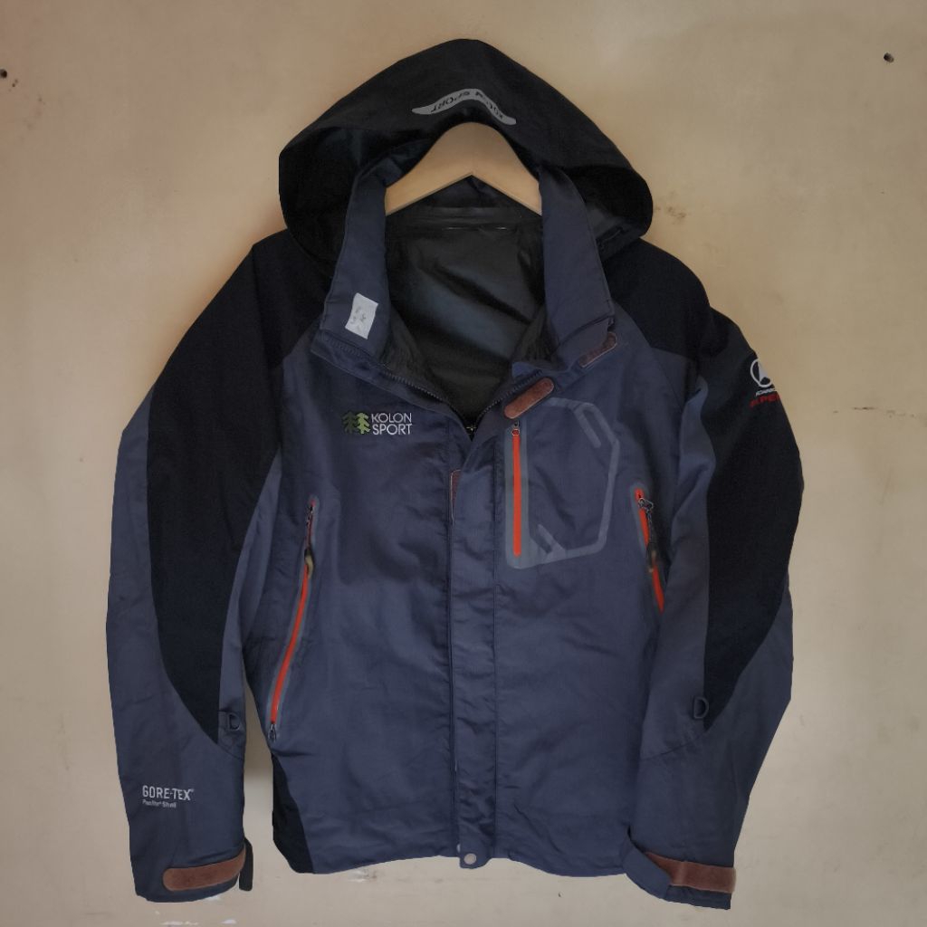 Jaket Gorpcore Goretex Outdoor Motor Gunung by Kolon Sport Waterproof Originals 100%