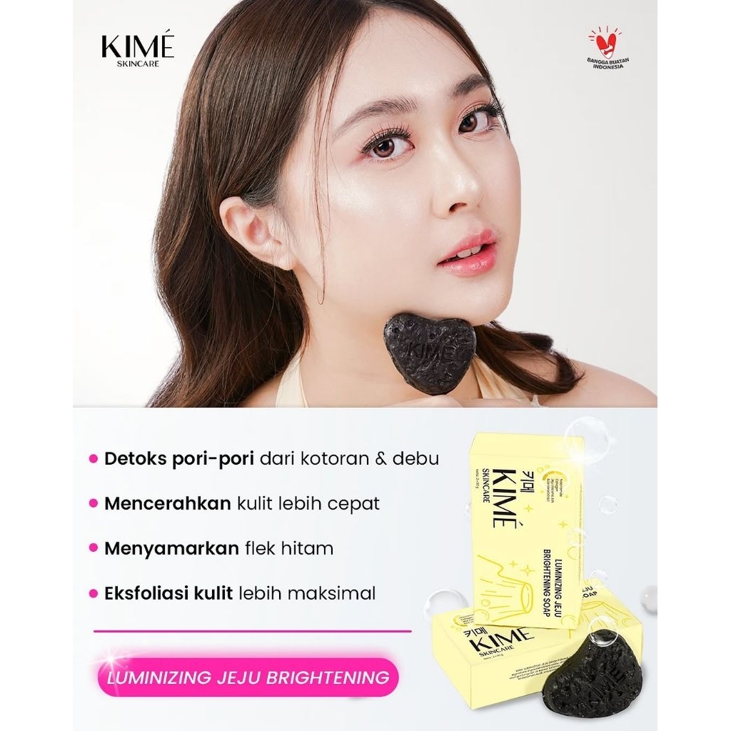 Kime Skincare Sabun Kime Pencerah Wajah Original BPOM