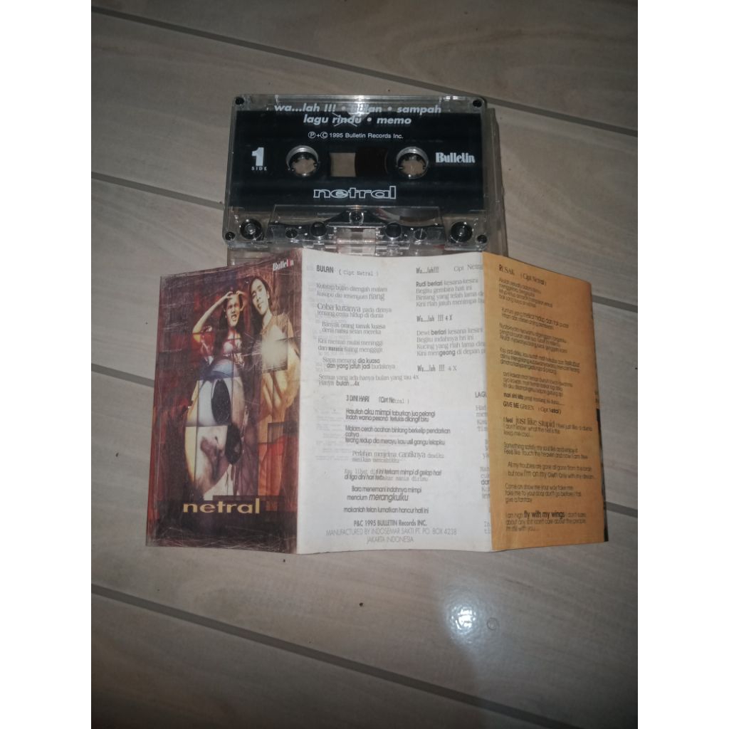 kaset pita netral walah