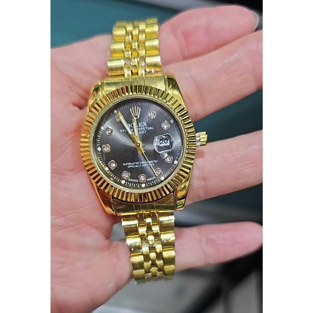 Promo bulan ini Jam tangan pria tali rantai / jam tangan formal dan fashion pria rantai / jam tangan