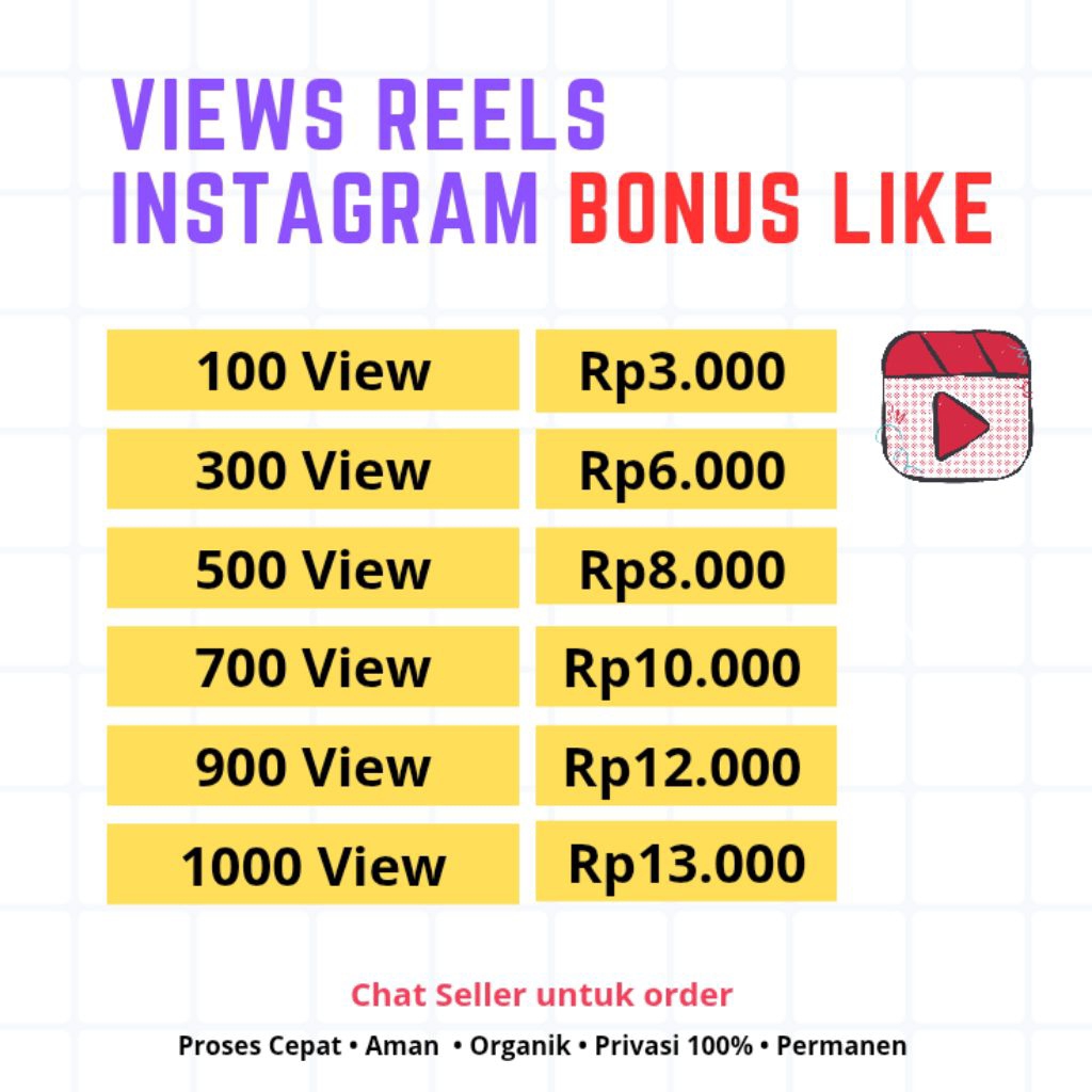 Views reels IG instagram permanen