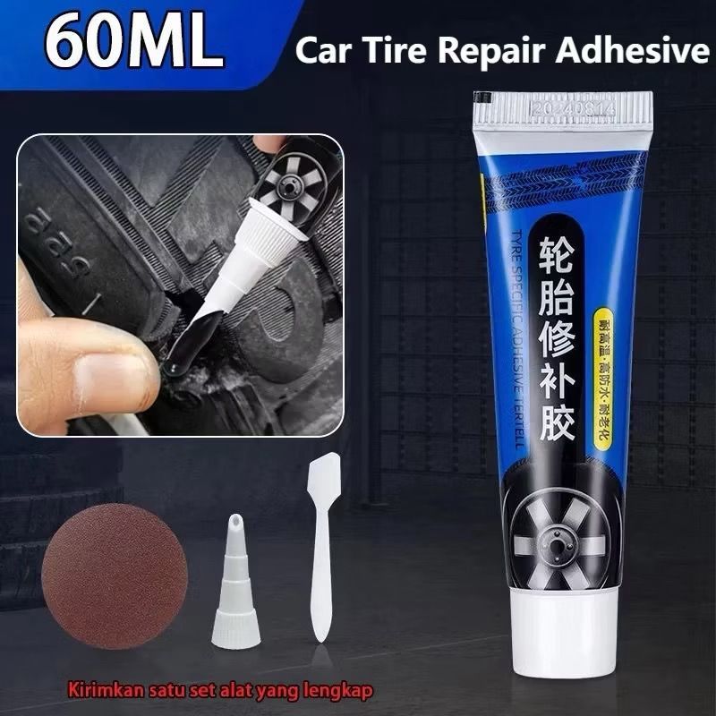 Lem Tambal Ban Mobil Motor Anti Bocor 60ml