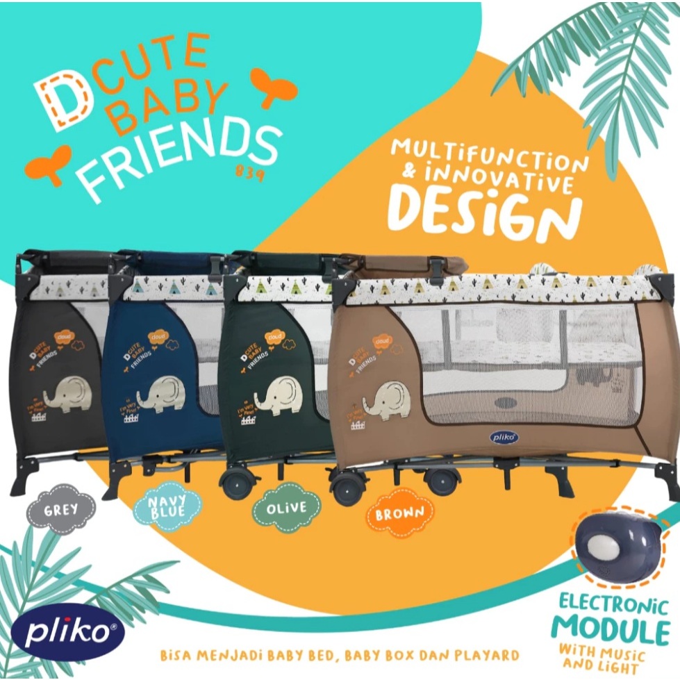 Pliko Cute Baby 839 XLR Baby Box Ayun Tempat Tidur Ranjang Bayi