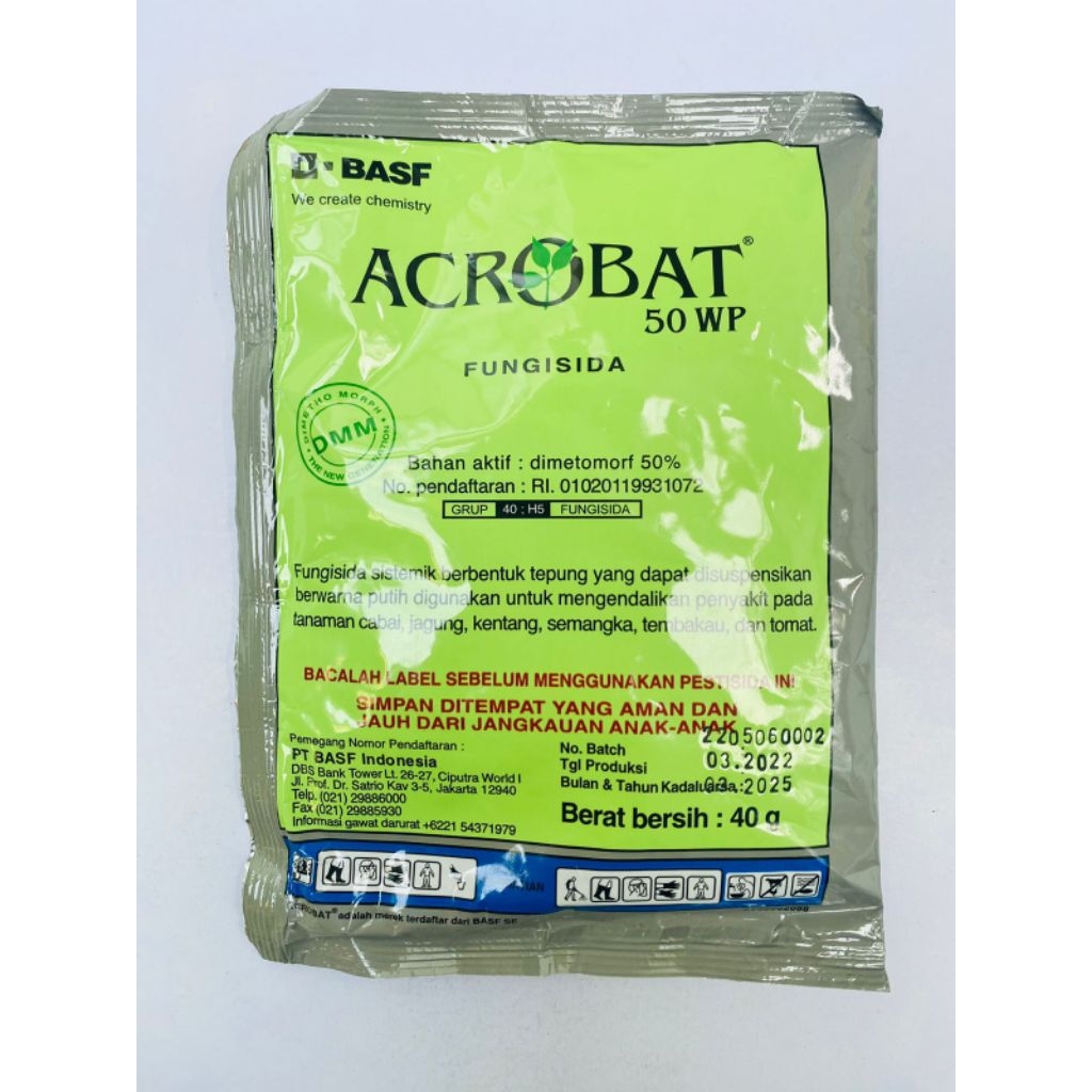 Fungisida Acrobat 40gr Anti Jamur untuk anggrek