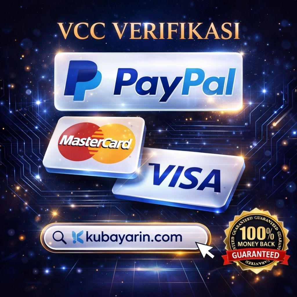 VCC paypal verif 2 & 5 tahun | pp verified