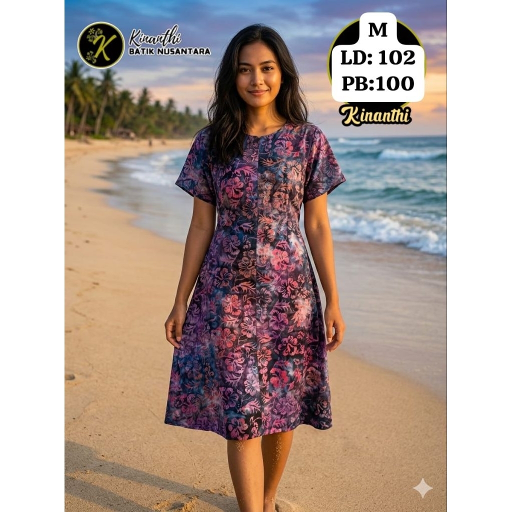 Daster Klok size M by Kinanthi Batik Nusantara.