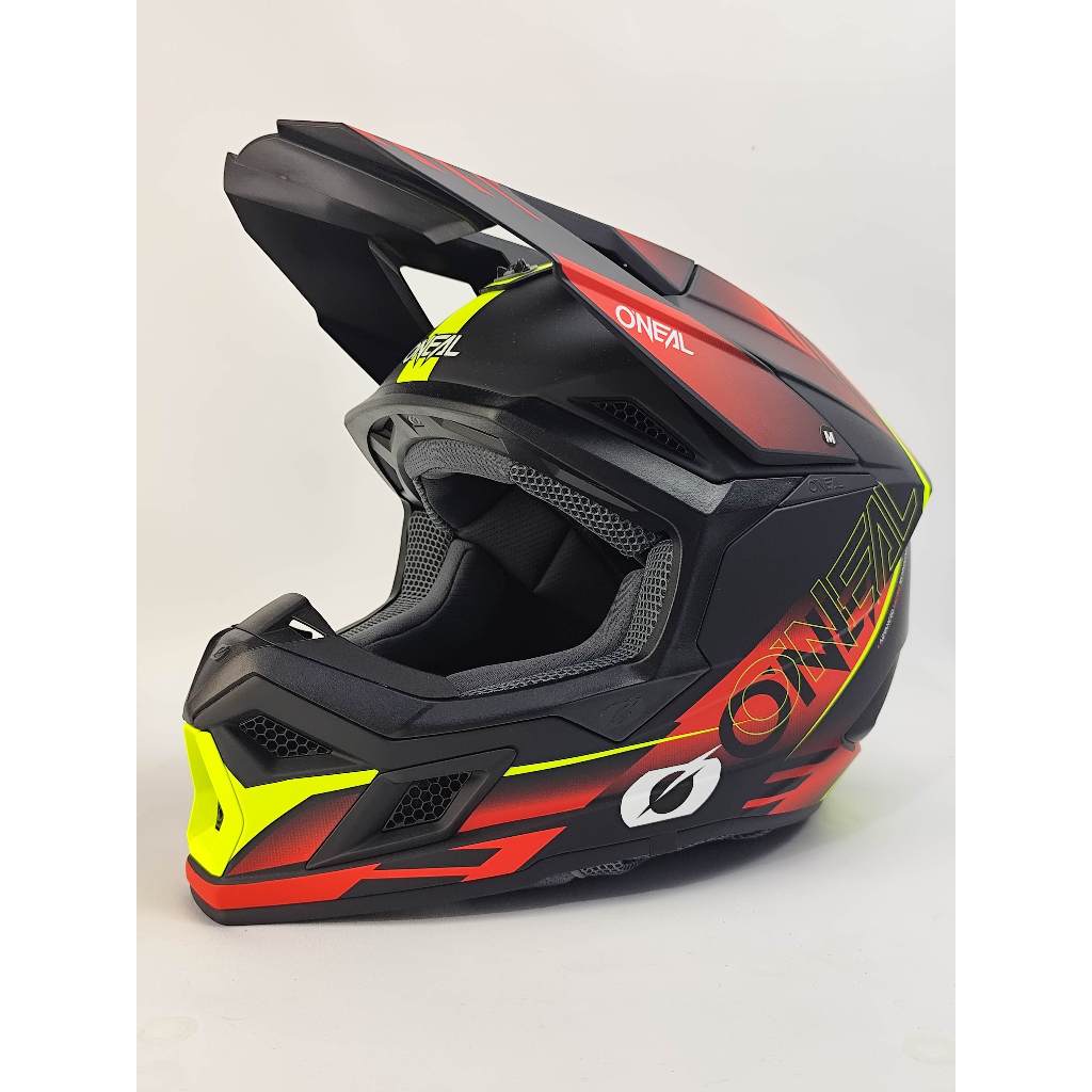 Oneal 3 SRS Black/Red/Neon Yellow ORIGINAL Helm Oneal Original Helm Trail Motocross