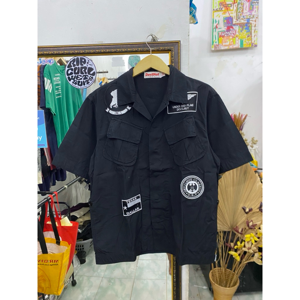 kemeja Devilnut (Big pocket double pocket)