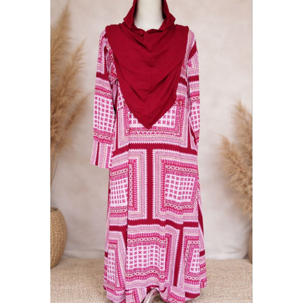 Gamis Ruby Mosaic Set