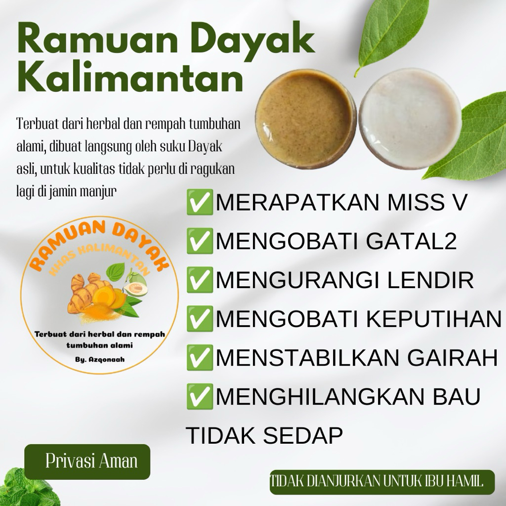 Ramuan dayak khas kalimantan