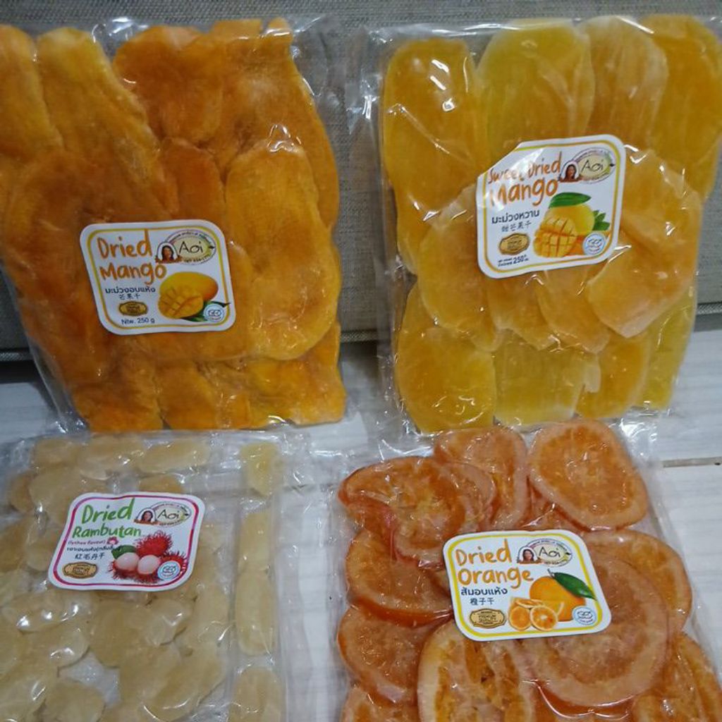 AOI Dried Fruit Mango Mango Rambutan Orange Thailand Bumbu Rujak