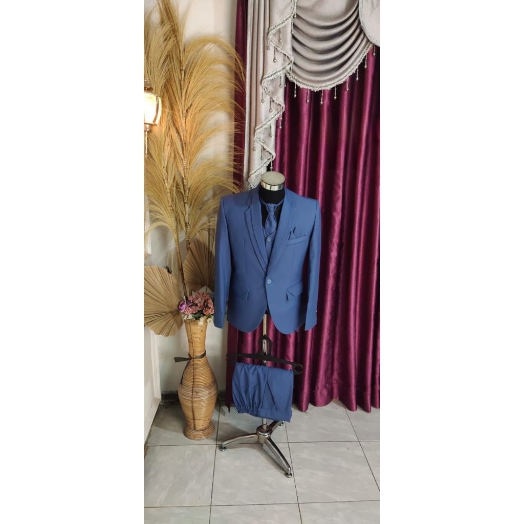 Jas Semiwoll Doff Denim