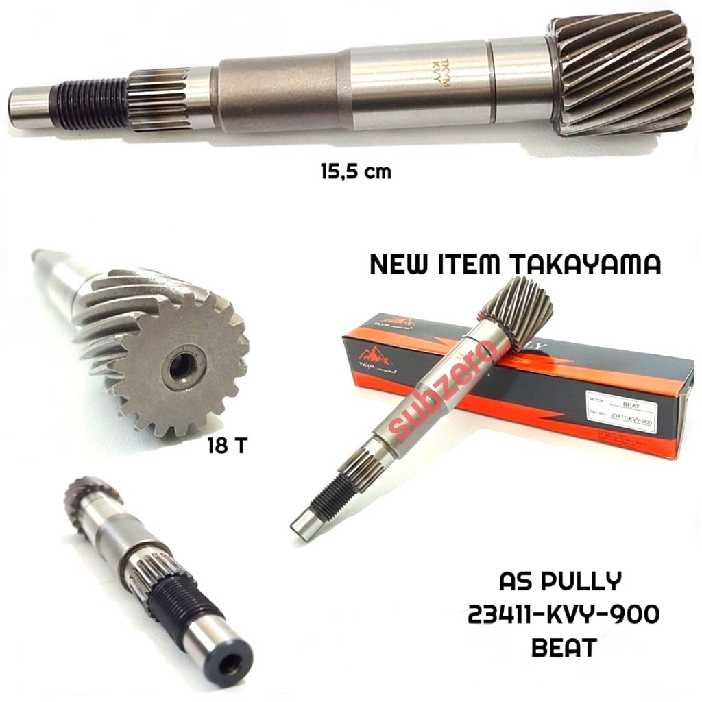 AS PULLY AS PRIMARY TAKAYAMA (KVY) BEAT SCOOPY KARBU SPACY ORI TAKAYAMA