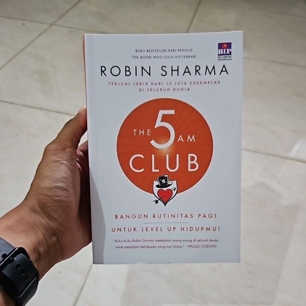 Buku 5 AM Club (By Robin Sharma) - Terjemahan Bahasa Indonesia - Original - Secondhand