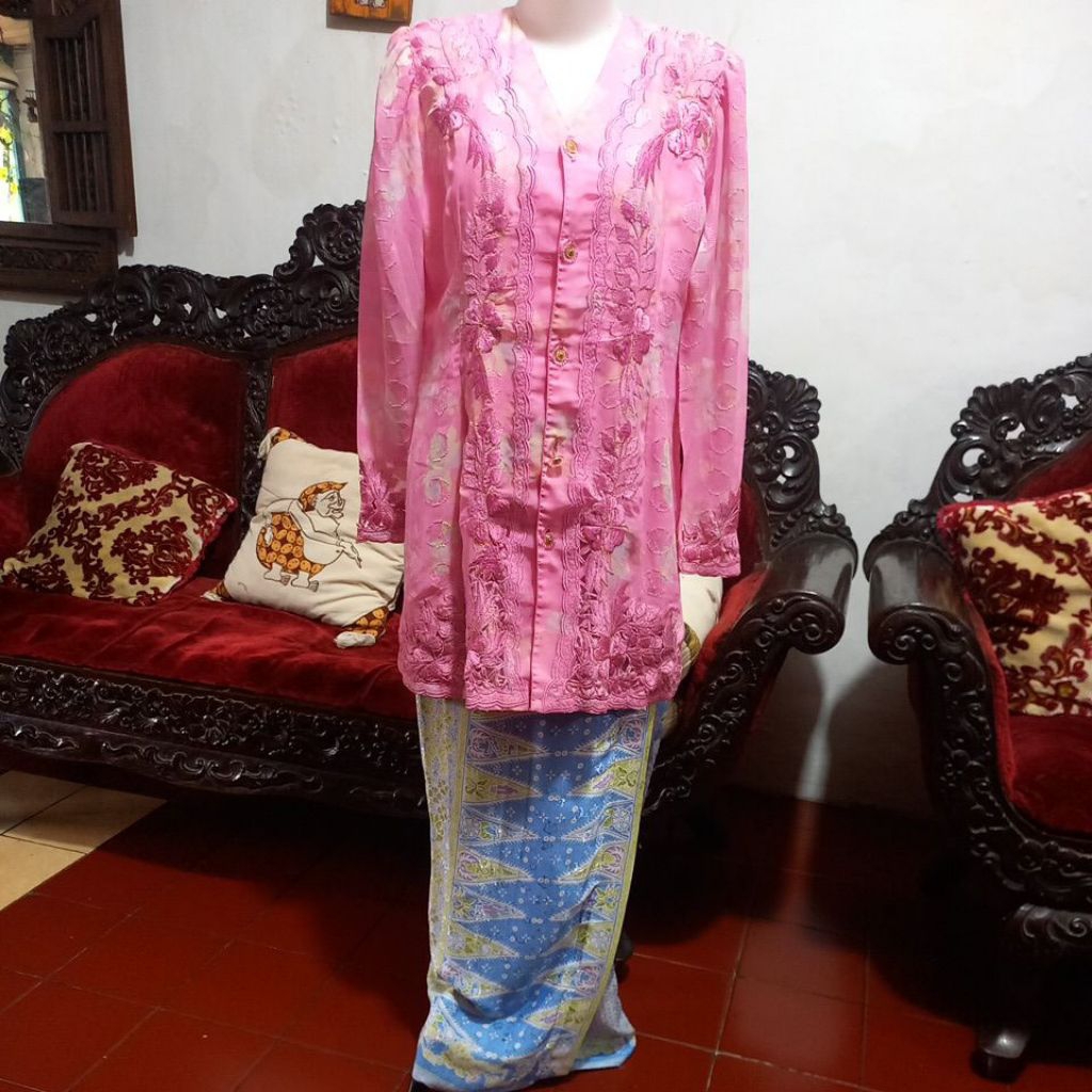Setelan Kebaya Encim Rubiah Bordir
