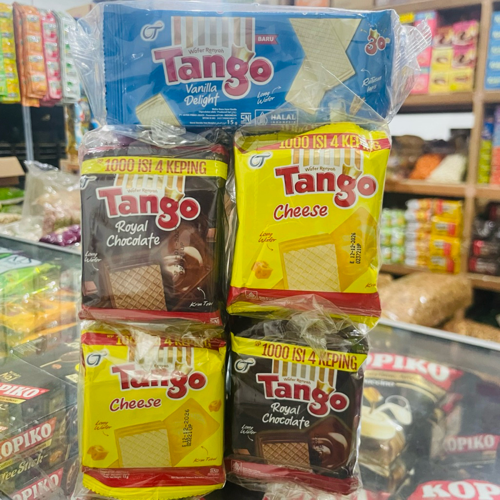 Wafer Tango Renceng Renyah All Varian Rasa Wafer Tango mini