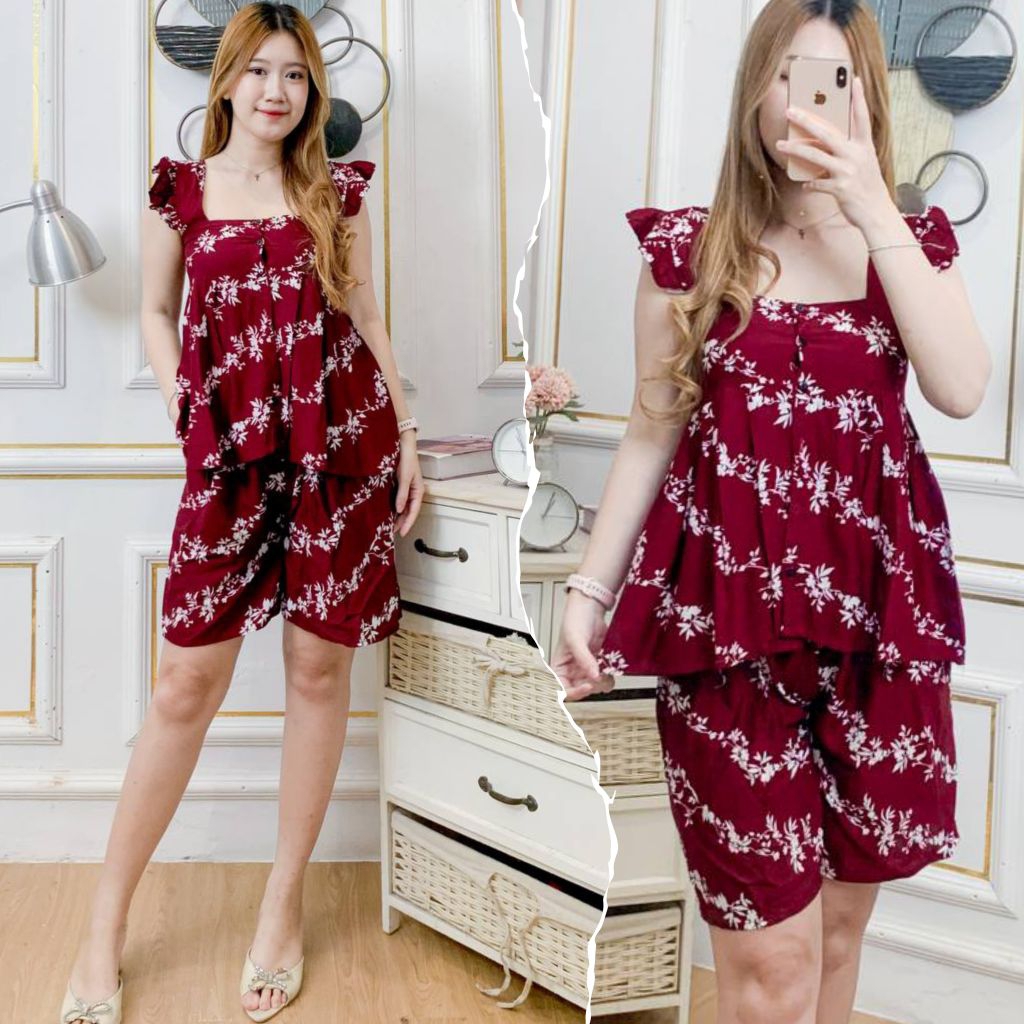 DASTER PUTRI BALI - DASTER BALI - SET BABYDOLL.VANIA - BABYDOLL BALI