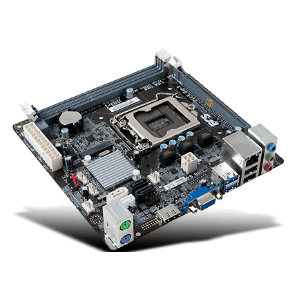 Mainboard Motherboard Ecs H81 socket 1150 Mini ITX support processor Generasi 4th SEKEN Murah