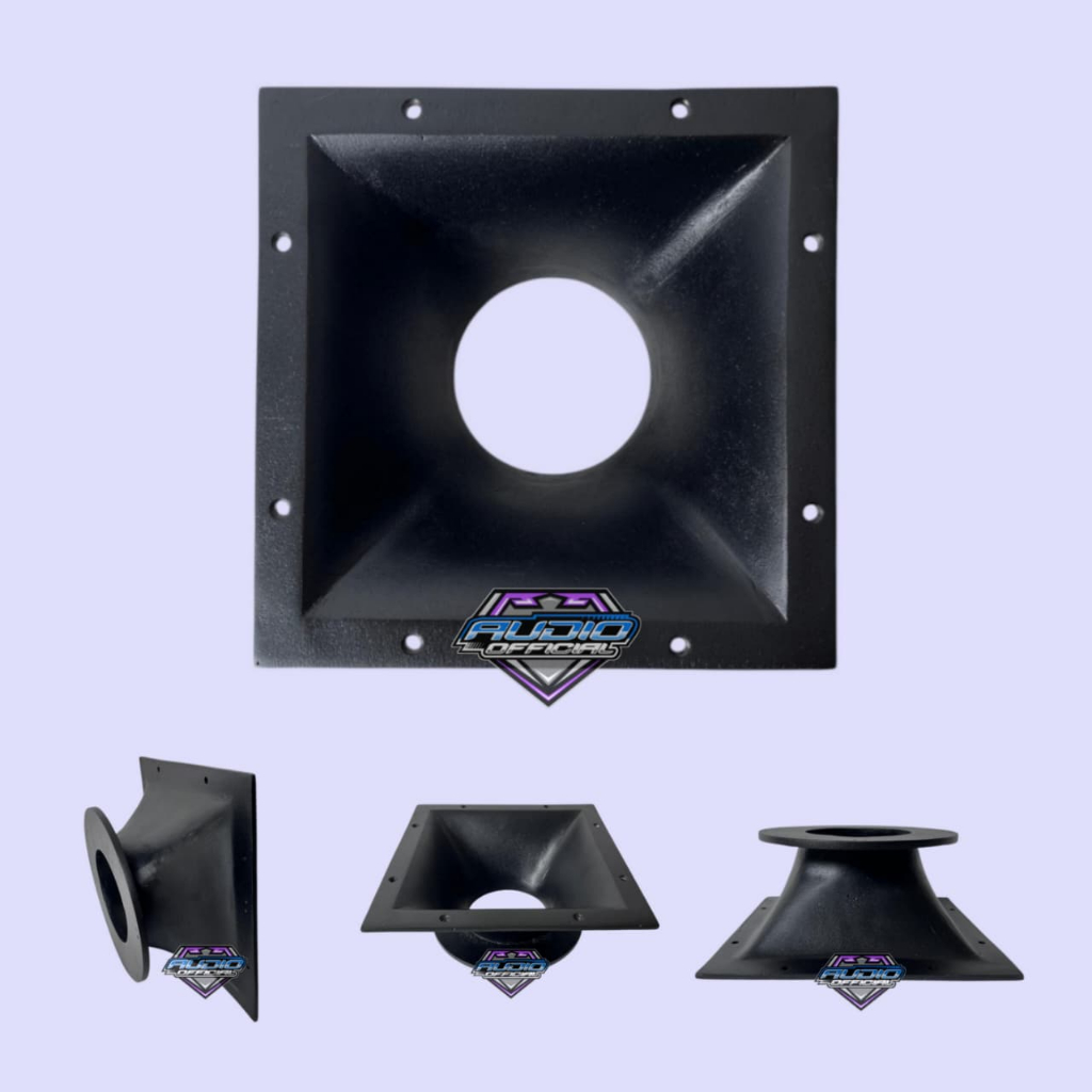 Horn Midel Polos 6 inch Ukuran 22x22 Corong Midle 6'' 6inch Bahan Cor Diral Almunium Tebal