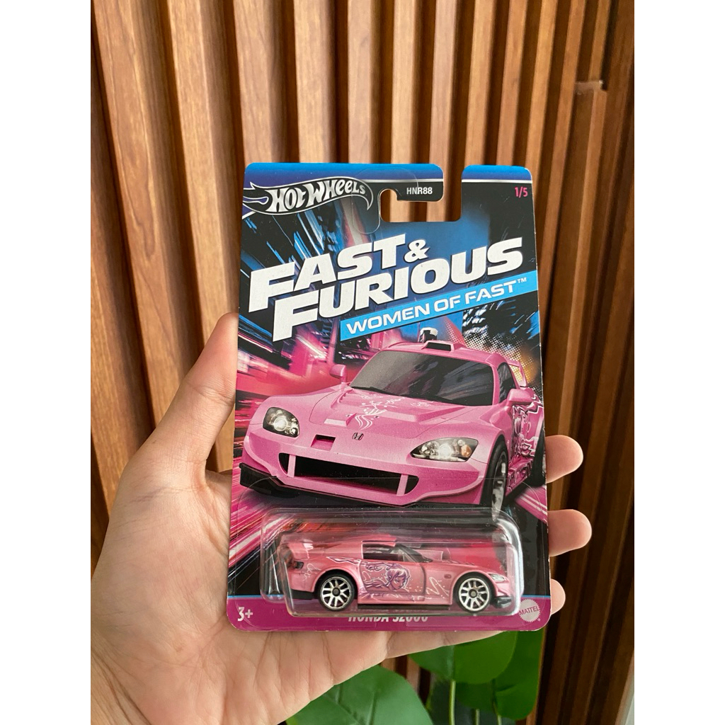 Hotwheels Honda S2000 Suki Pink Fast Furious WOF