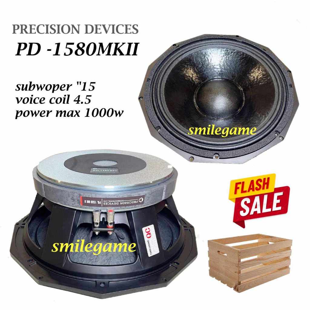 Komponen Speaker PD1580 MKII Coil 4.5" Speaker Component 15 Inch Subwoofer VC 4.5 inch