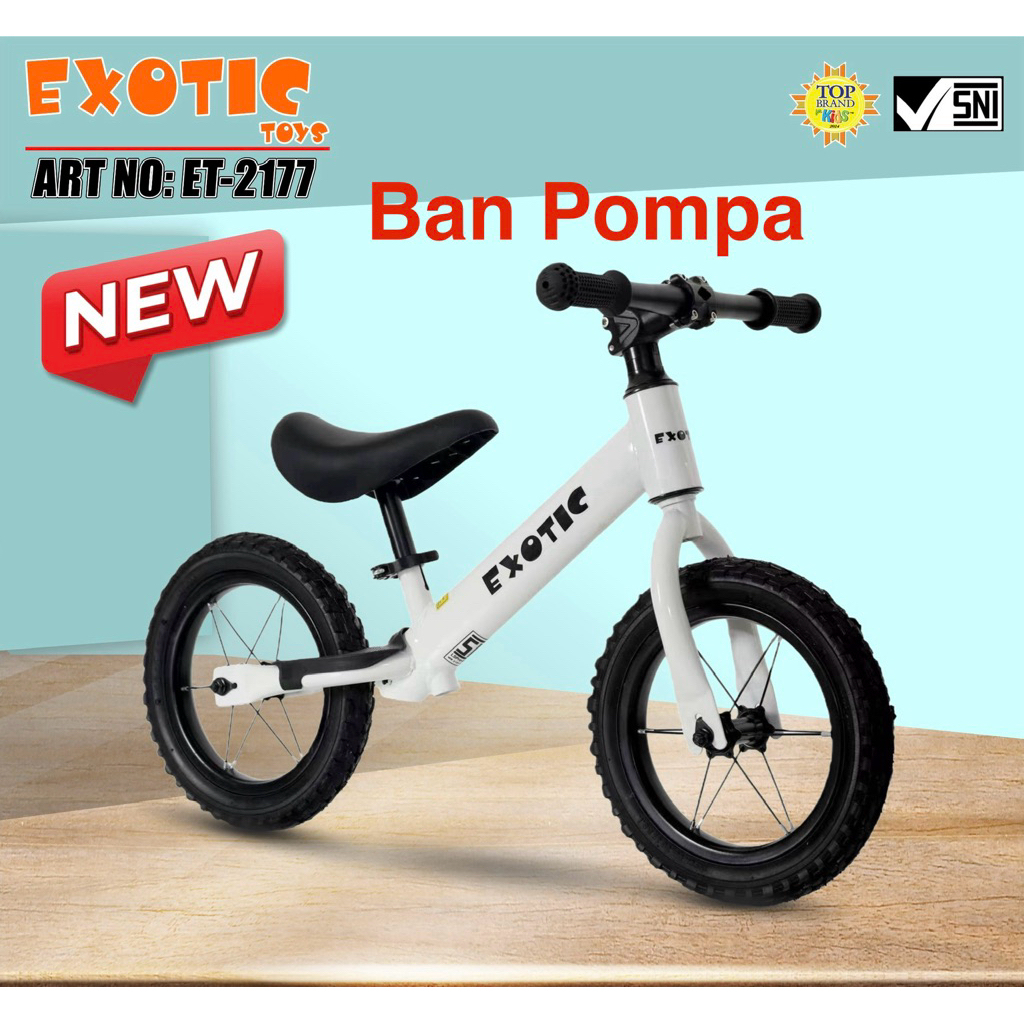 Balance bike Push bike Sepeda anak tanpa pedal Exotic
