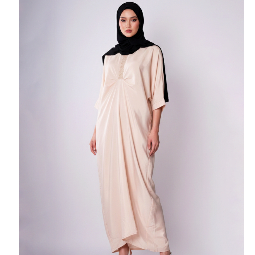 Eprise Kaftan N - KP303B | Gaun Maxi Wanita Muslim | Dress Kaftan | Dress Lebaran