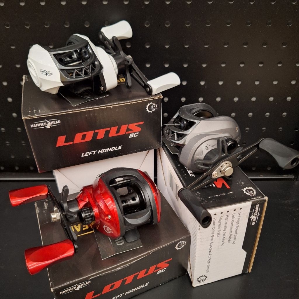 Reel BC Hammerhead Lotus - Handle Kiri - Reel Baitcasting Murah