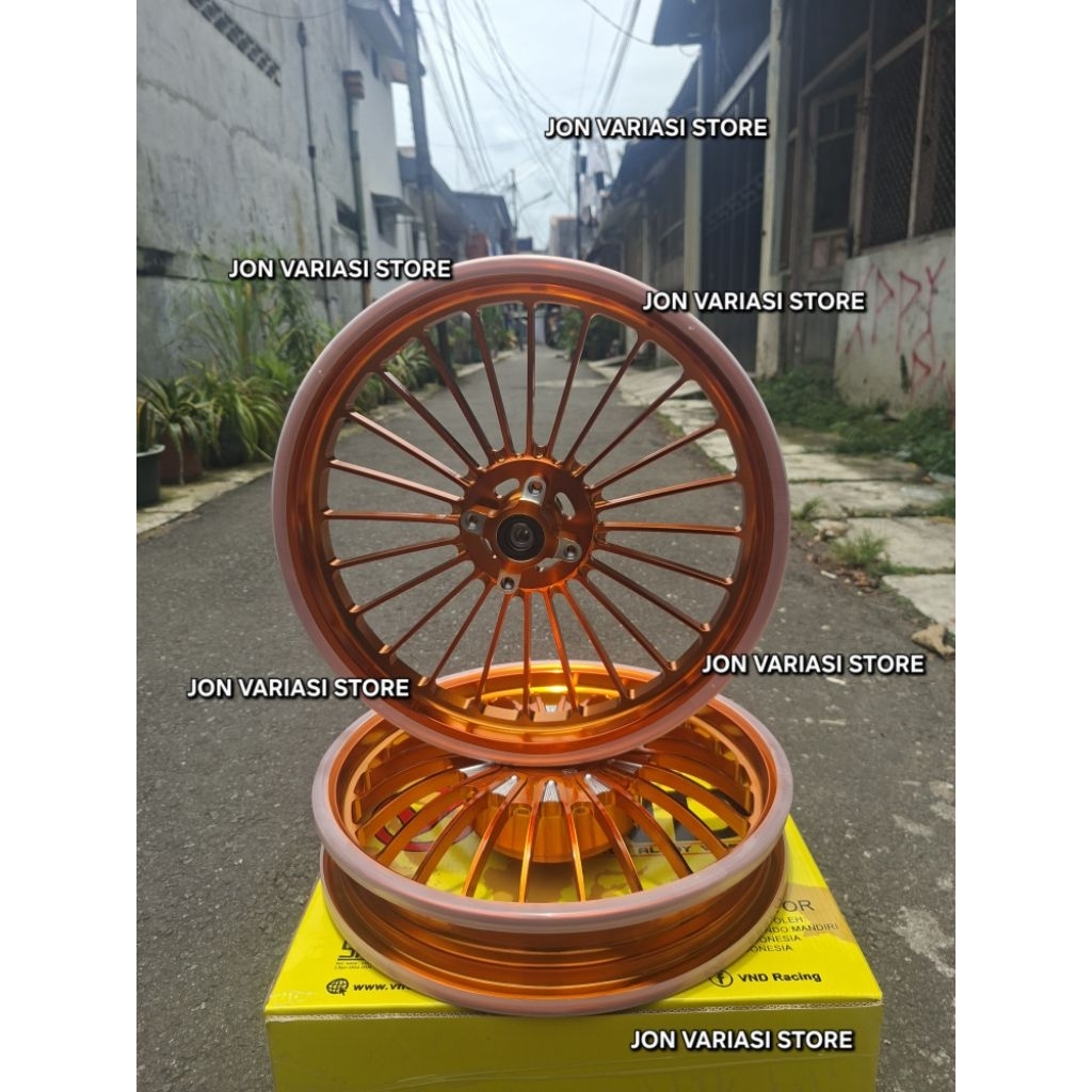 VELG RACING ORIGINAL VND RACELINE P24 14X215 14X185 VARIO 125 BEAT SCOOPY VARIO 150 GENIO SPACY VARI