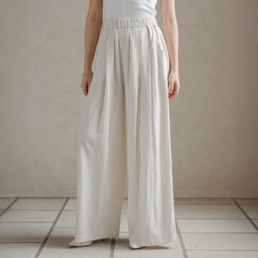 Beatrice Clothing Jogja Lucia Pants - Celana Wanita | Celana panjang Wanita | Celana Kulot Highweist