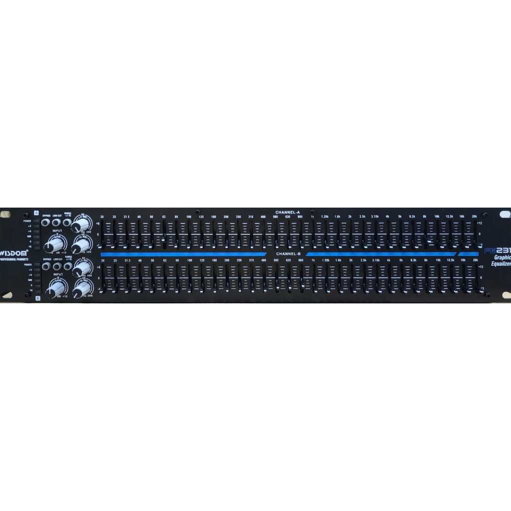Equalizer Wisdom FB231 2x 31 Band Stereo Graphic