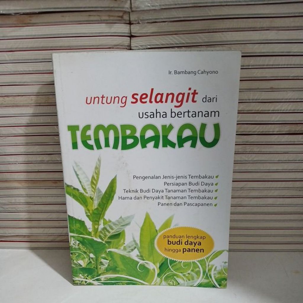 BUKU UNTUNG SELANGIT DARI USAHA BERTANAM TEMBAKAO