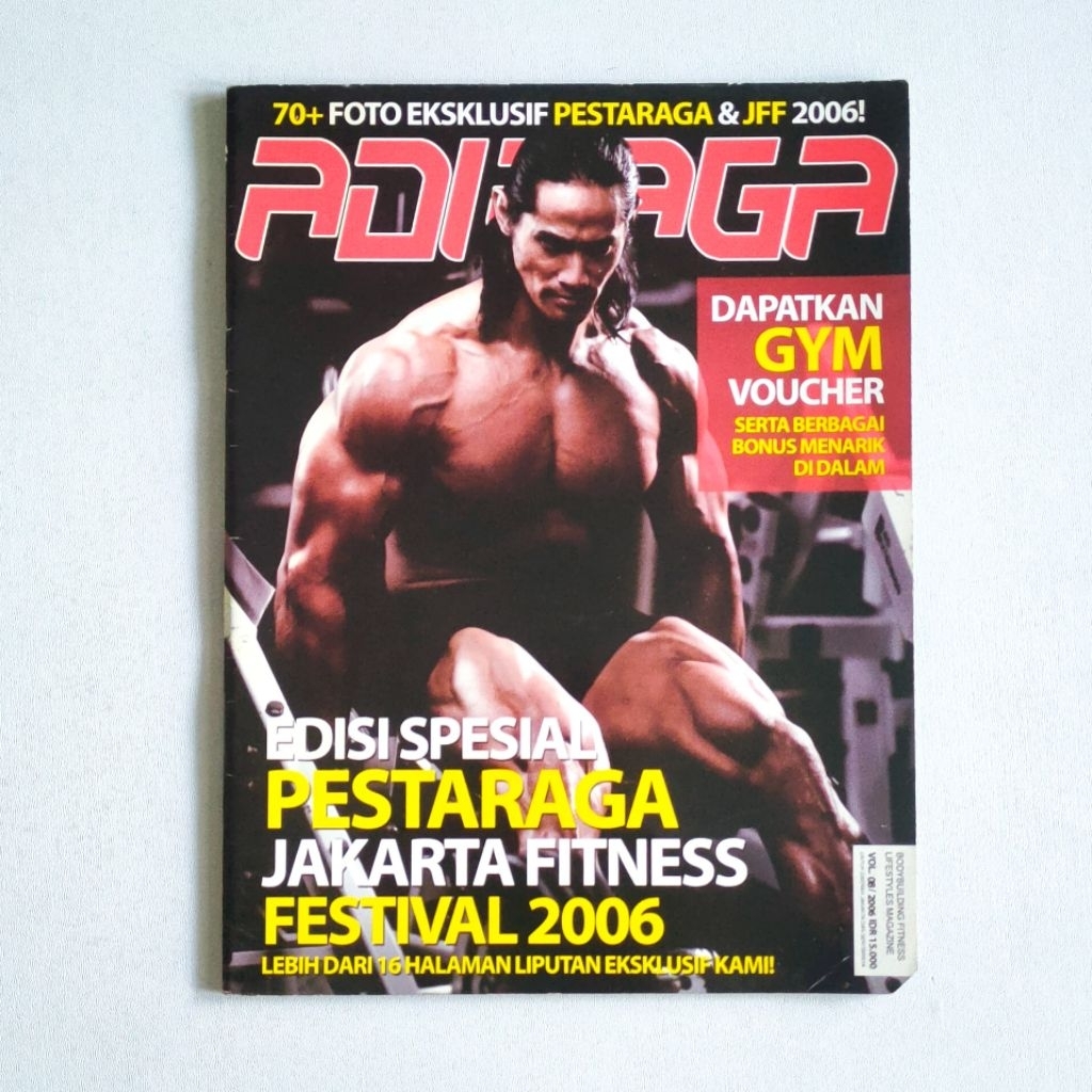 Majalah Bodybuilding & Fitness ADIRAGA Vol 08 Tahun 2006