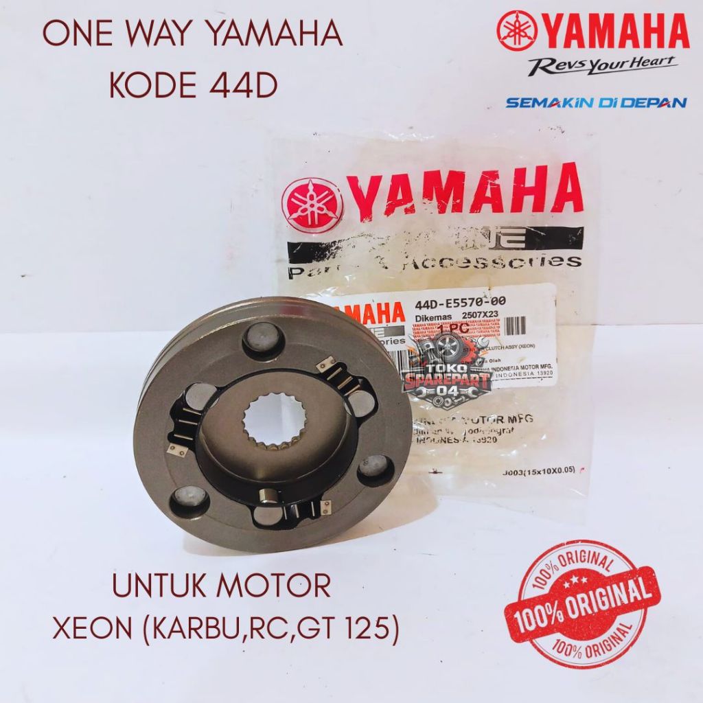 ONE WAY ORIGINAL YAMAHA KODE 44D XEON (KARBU, RC, GT 125)