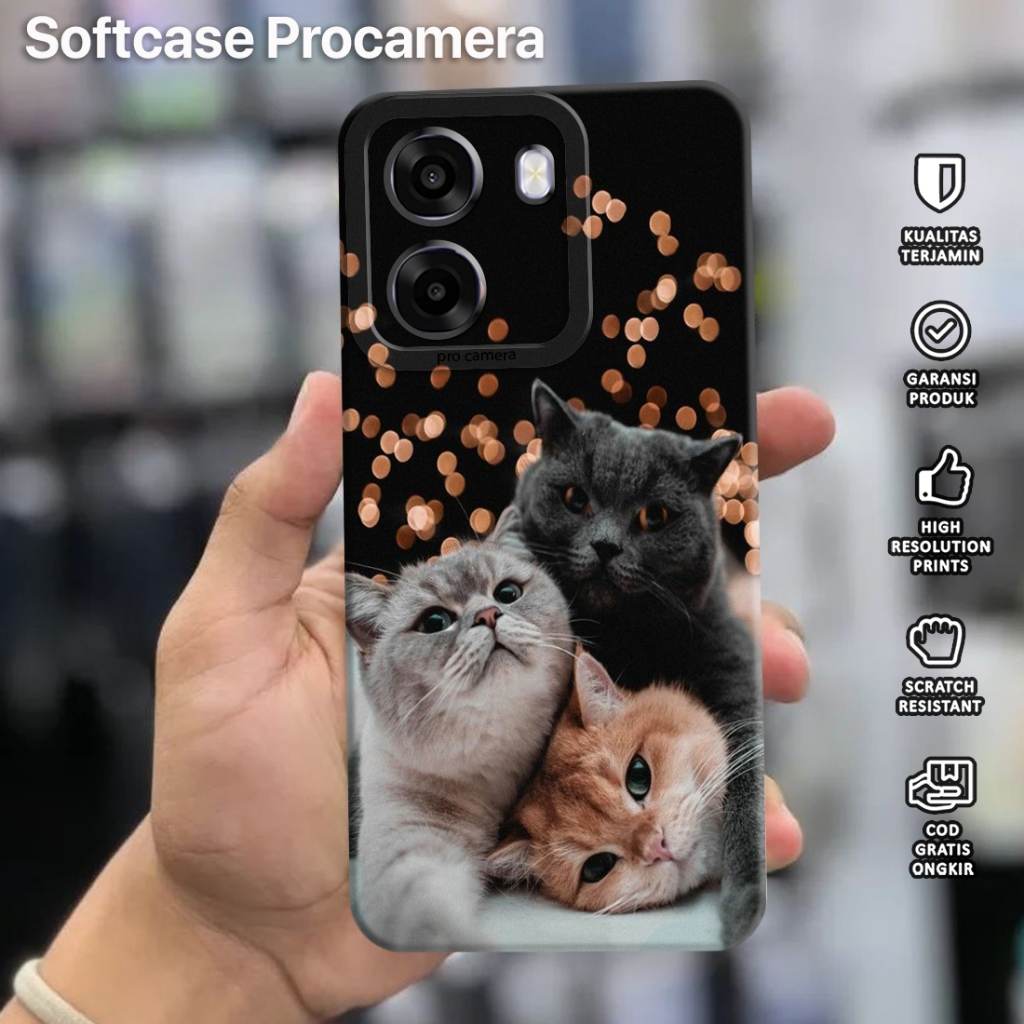 [ TS44  ] Case Hp for OPPO A6 A6X A6T Fashion Casing Softcase Terbaru 2026 - Macaron Protect Camera 