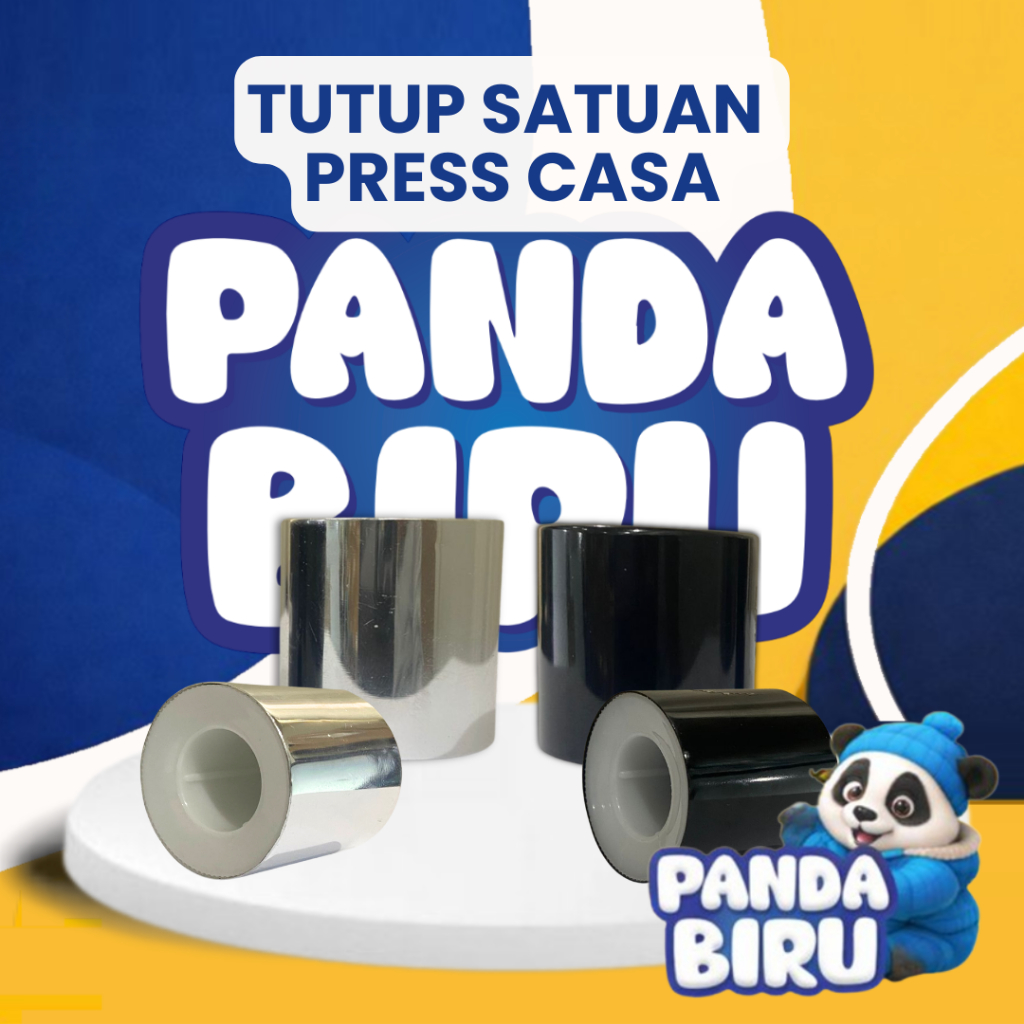 Tutup Botol Parfum Satuan Casa Besar Full Press (Pump Press) - Cap Bottle Perfume Kaca - Panda Biru