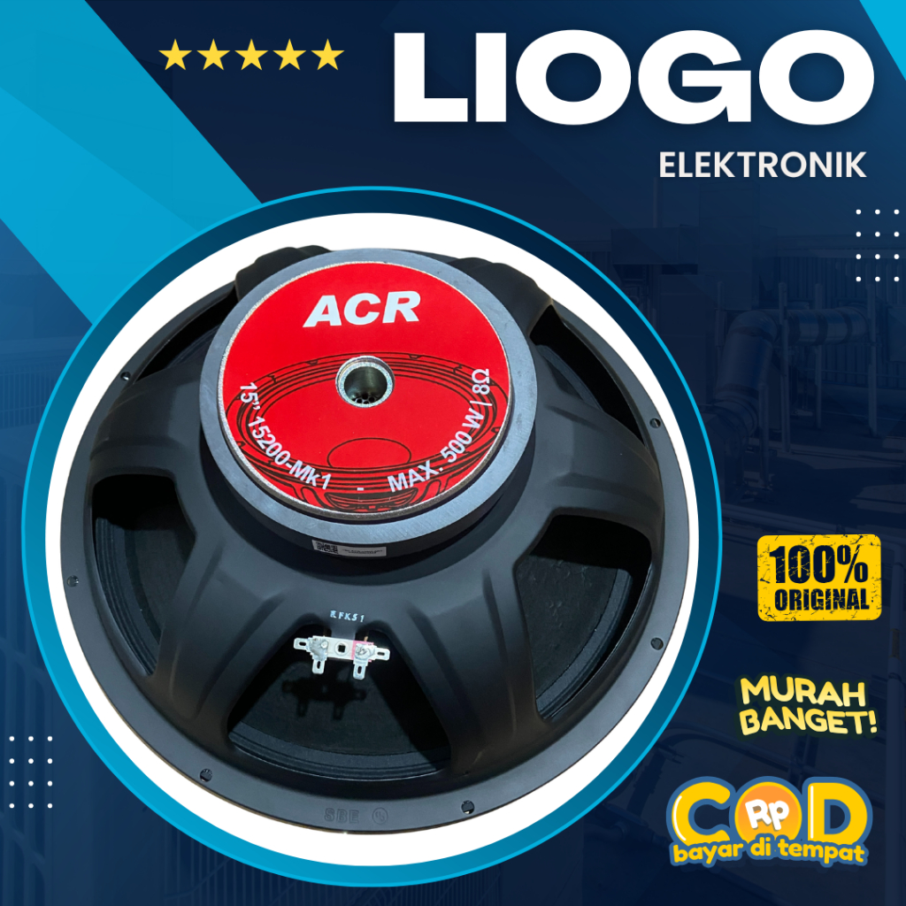 Speaker ACR 15 Inch ACR 15200 MK1 ACR Fullrange 15 Inch 15200 MK1